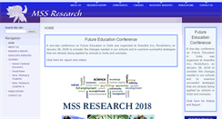 Desktop Screenshot of mssresearch.org