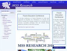 Tablet Screenshot of mssresearch.org